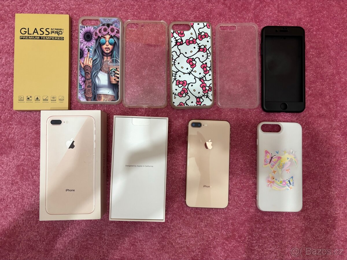 iPhone 8+ 100% baterie 64Gb