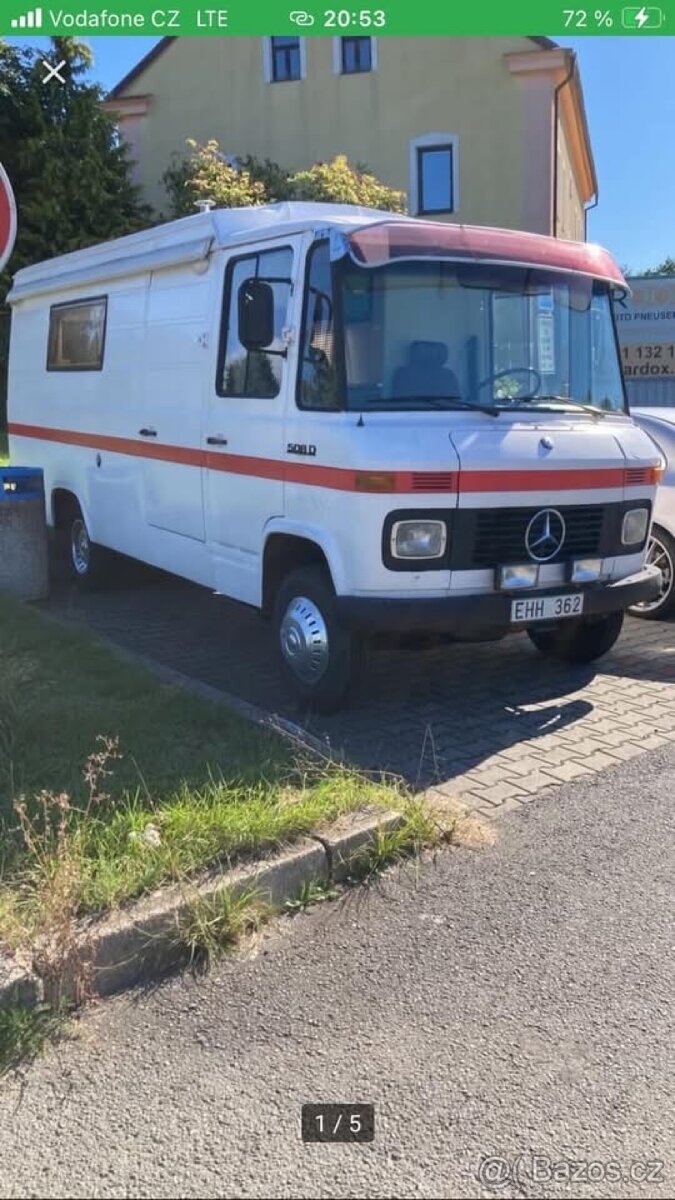 Obytňák - Camper - Karavan Mercedes 508d