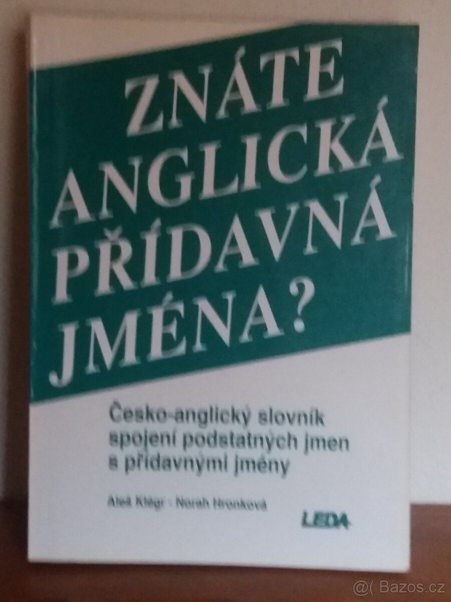 Prodam učevnici aj, , Znate pridavna jmena