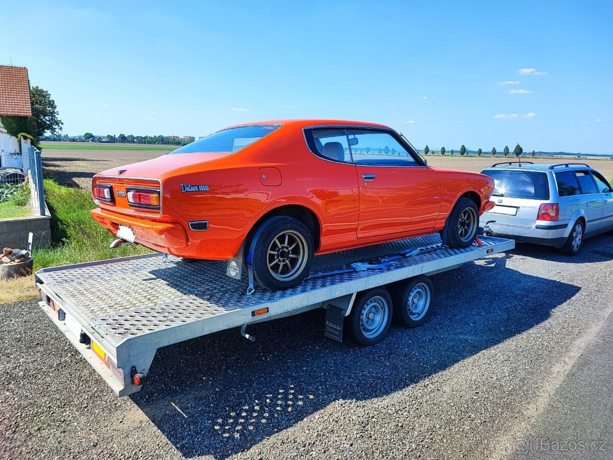 Datsun Bluebird 180 B coupé, rok výroby 1973, platný Tp