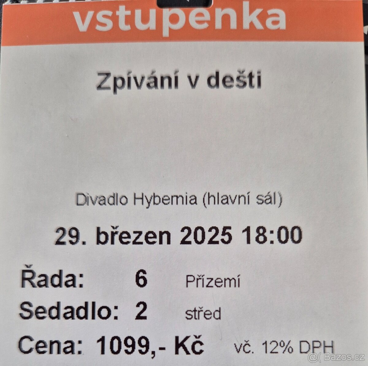 Divadlo Hybernia - Zpivani v desti