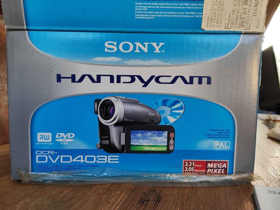 DVD kamera Sony