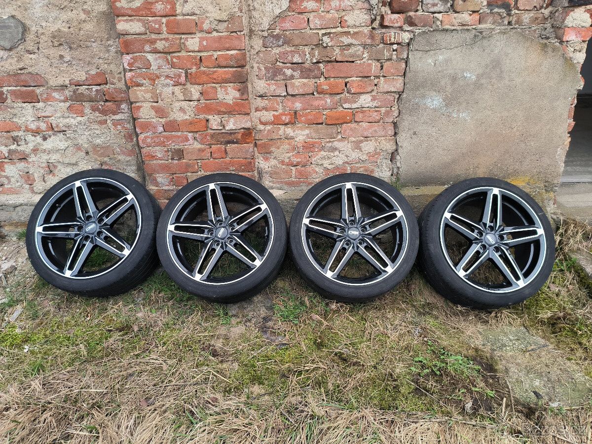 Alu kola CMS 5X112 8.5JX19H2 ET45+ letní dvourozměr pneu