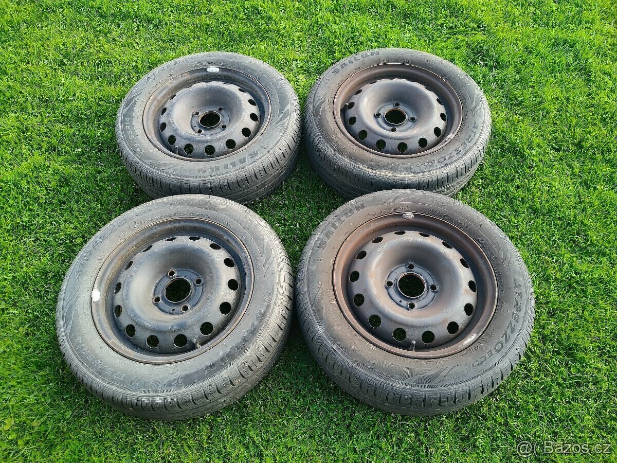 Plechové disky s pneu R14 - 4x108