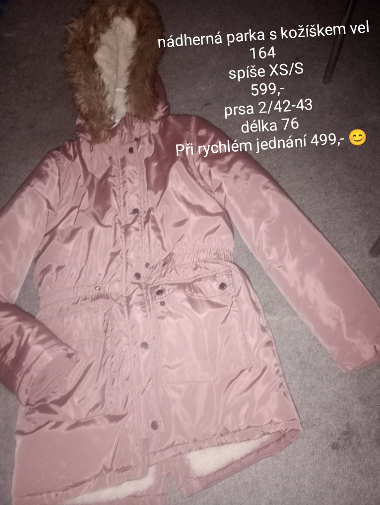 Nádherna parka 164-XS