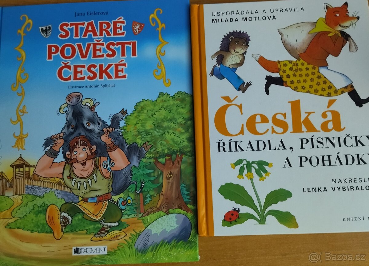 Staré pověsti české, Česká říkadla písničky a pohádky