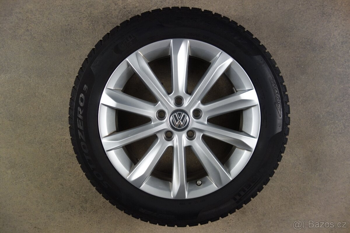 VW Passat B8, 3G, alu Helsinki 5x112 215/55/17 zimní, TPMS