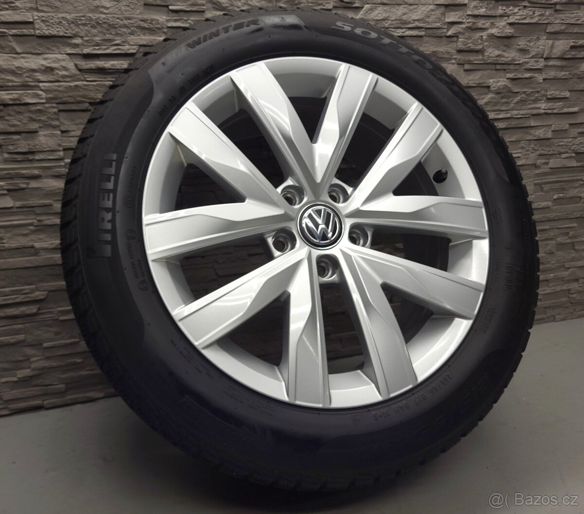 17" Originál VW Marstrand 5x112 zimni pneu 6mm