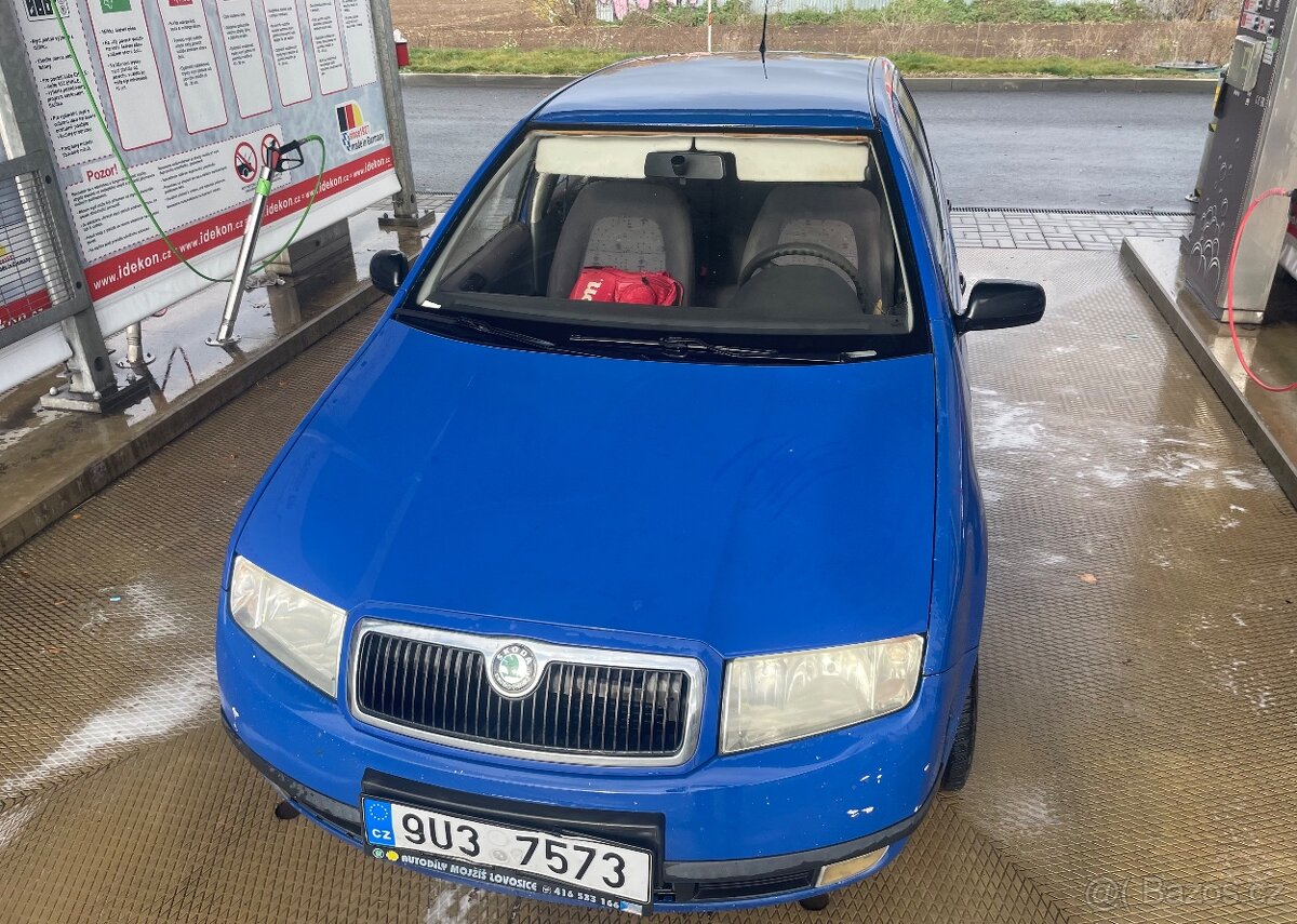 ŠKODA FABIA 1.4 MPI 44kW. Rok 2003. 2. majitel