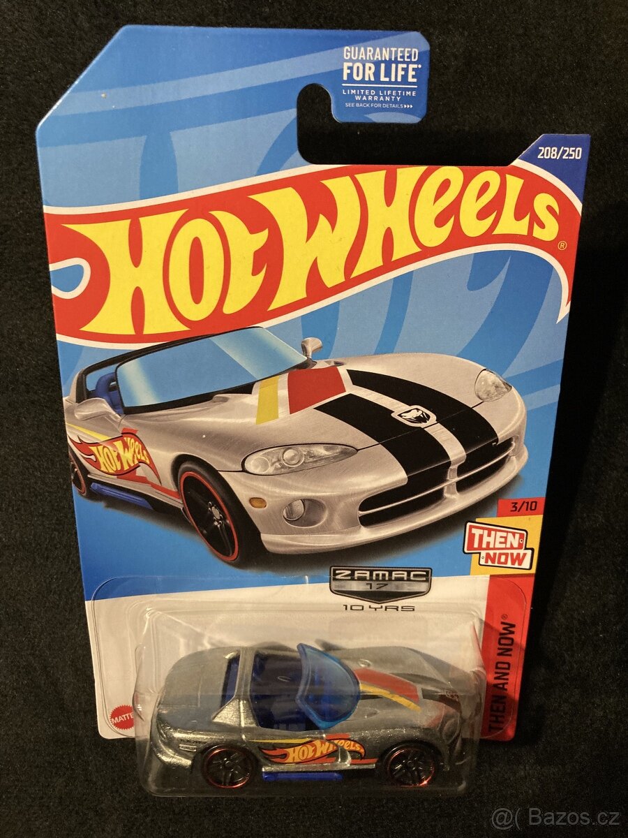 Hot wheels Dodge viper RT10, Zamak