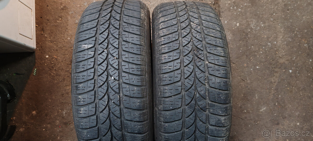 2 zimní pneumatiky TAURUS 205/55R16 91T 7,00mm