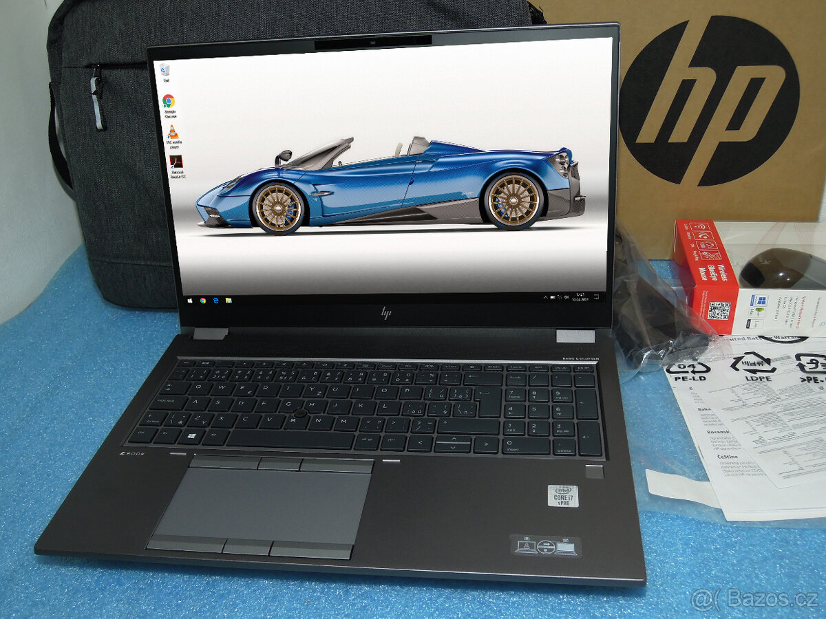 HP ZBook Fury 17 G7 Workstation i7-10850H DDR5 1TB Záruk