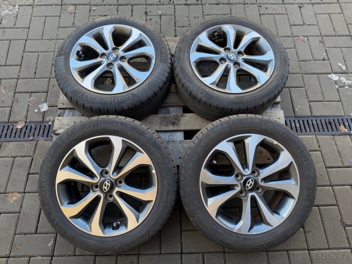 Alu kola, disky r15 4x100 Hyundai 185/55/15