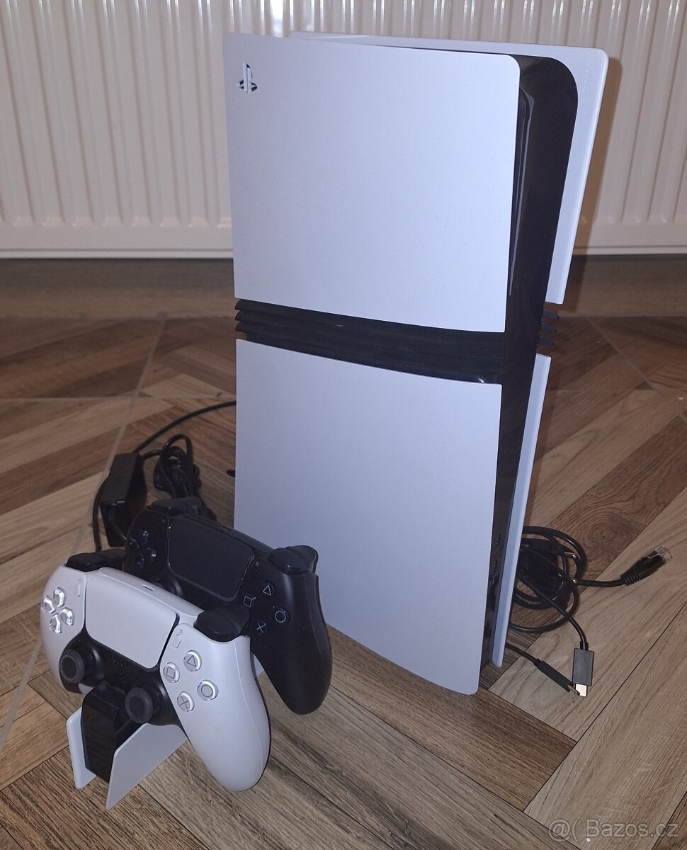 Playstation 5 Pro - dva ovladače - Charging Station - Záruka