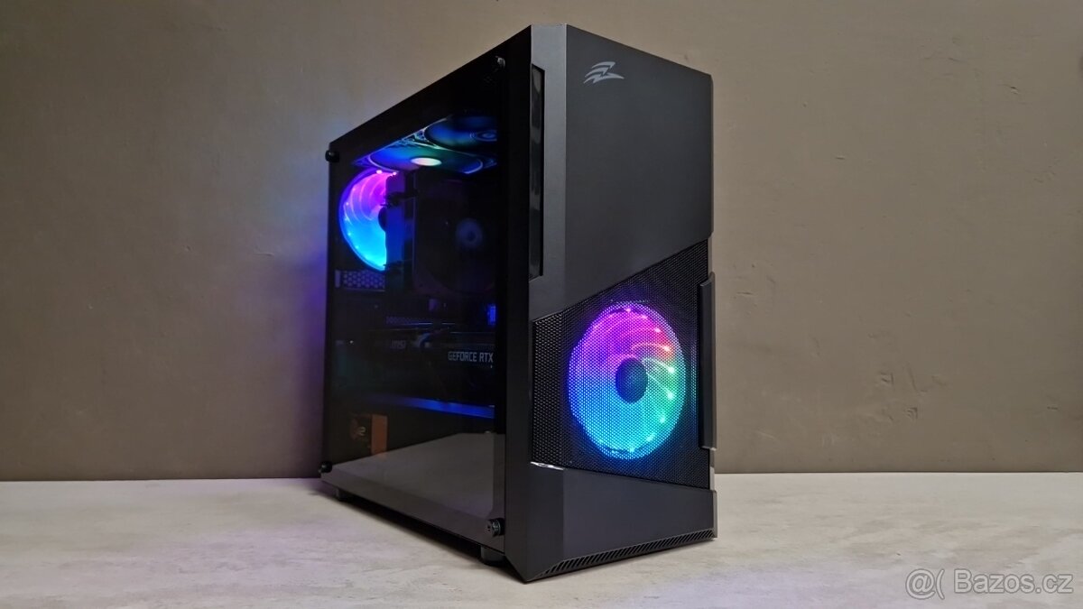 ❰ Herní PC | RYZEN 5 3600XT, RTX 3060Ti 8GB, RAM 16GB, RGB ❱