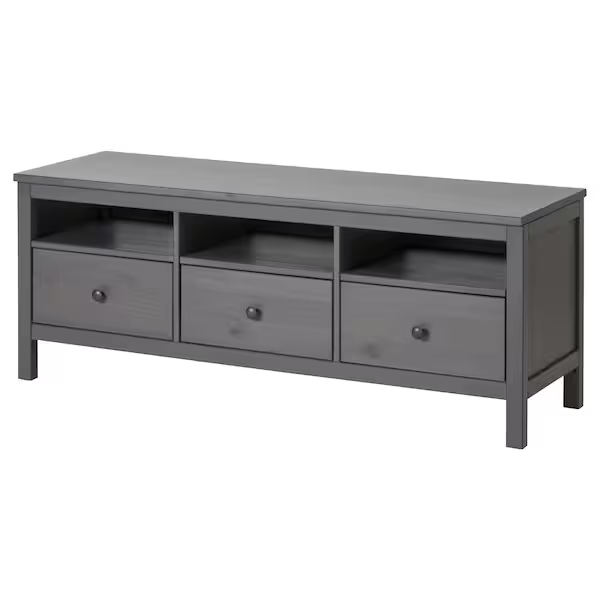 IKEA HEMNES TV stolek šedohnědý