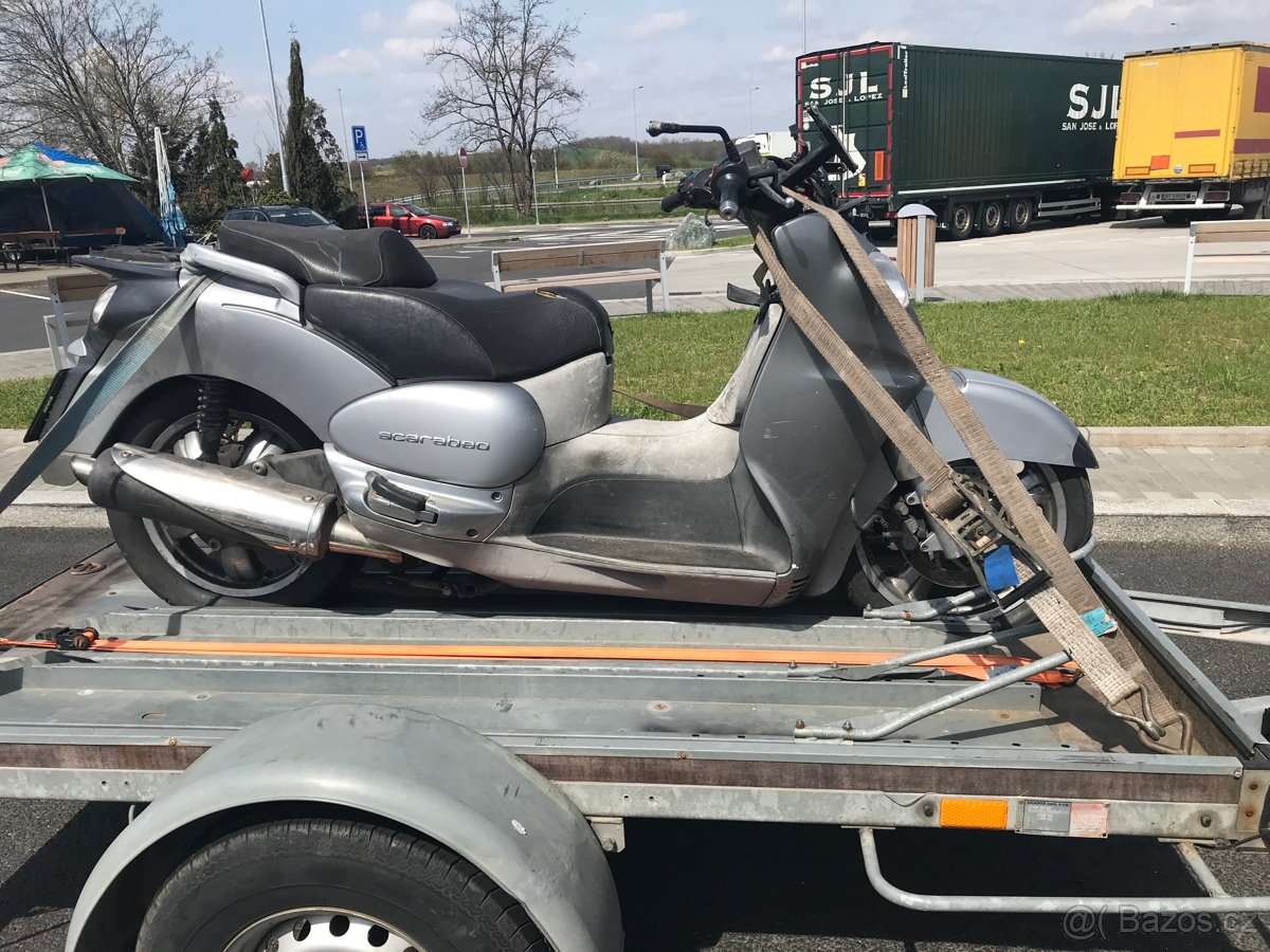 Prodám díly z Aprilia scarabeo 500 rv. 2005