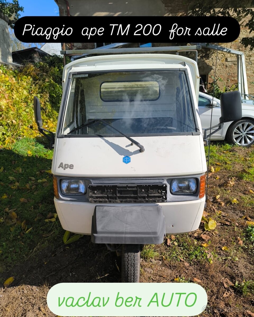 Piaggio ape tm 200  rv 2011