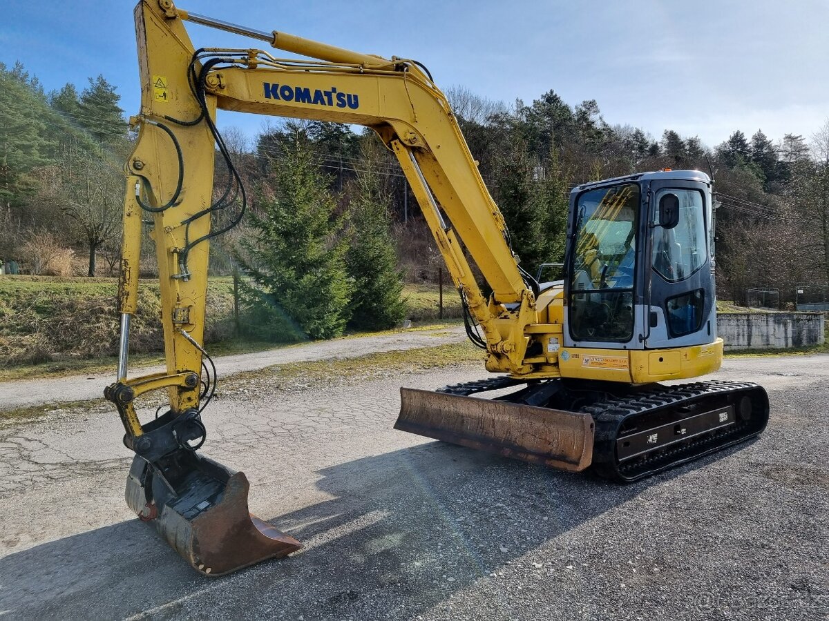 Komatsu PC 78MR-6 pásové rýpadlo