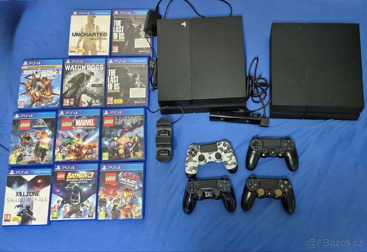 PS4 1TB, PS4 500GB, PŘÍSLUŠENSTVÍ A HRY