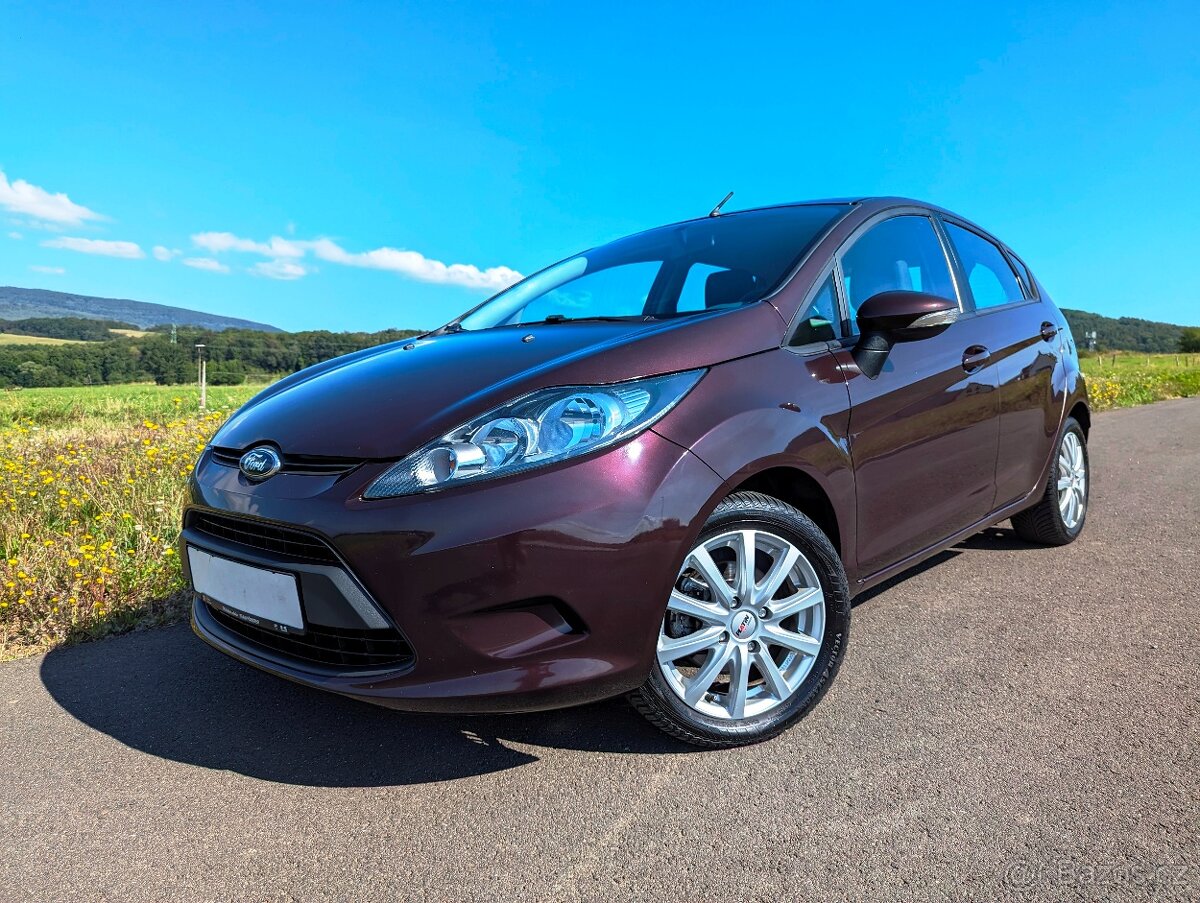 Ford Fiesta 1.25i 60kw 2011 Klima 118441km nová TK, 5dv.