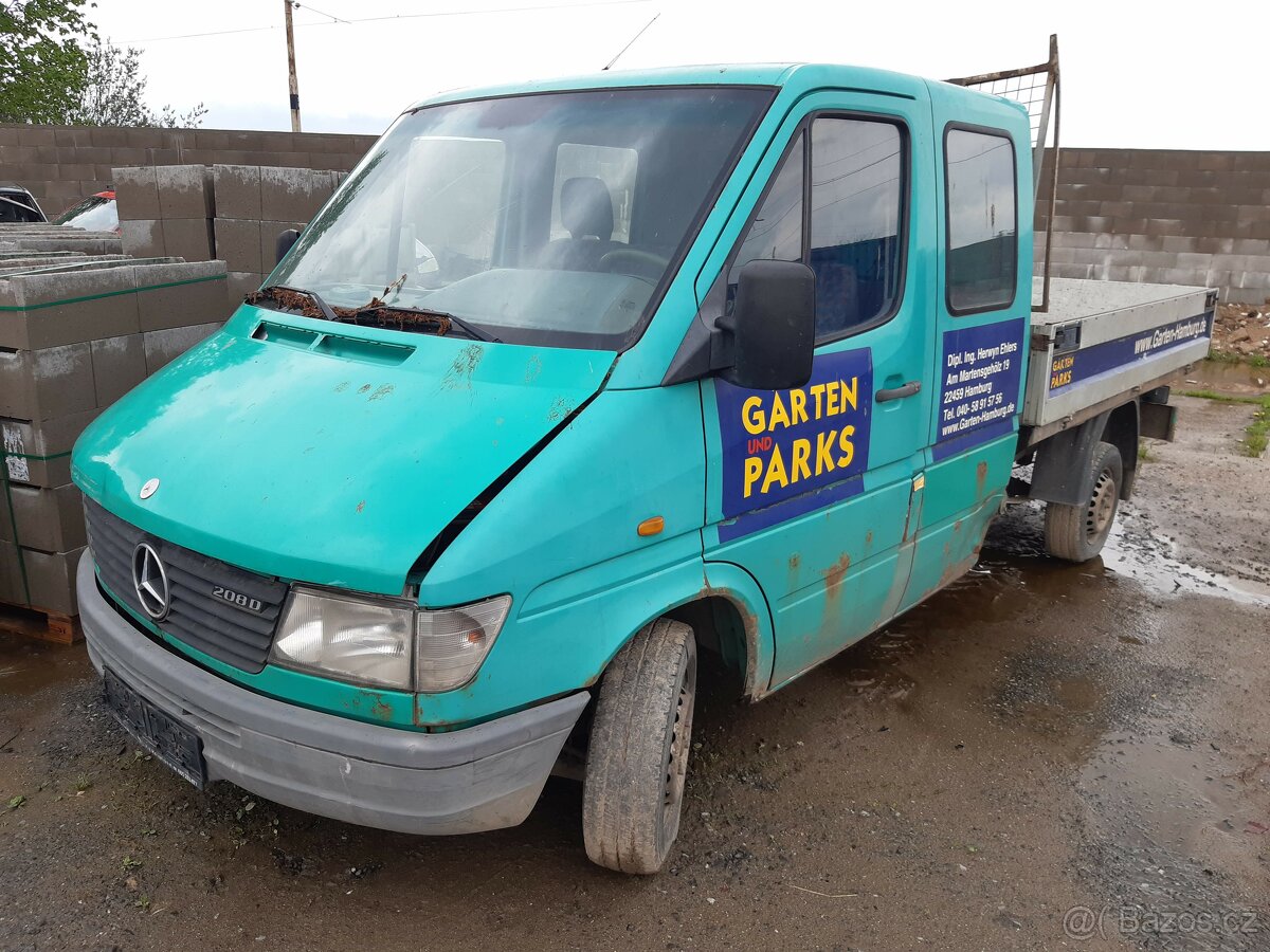 MB 208D Sprinter VALNIK DOKA PLNE POJIZDNY-DILY,CELY