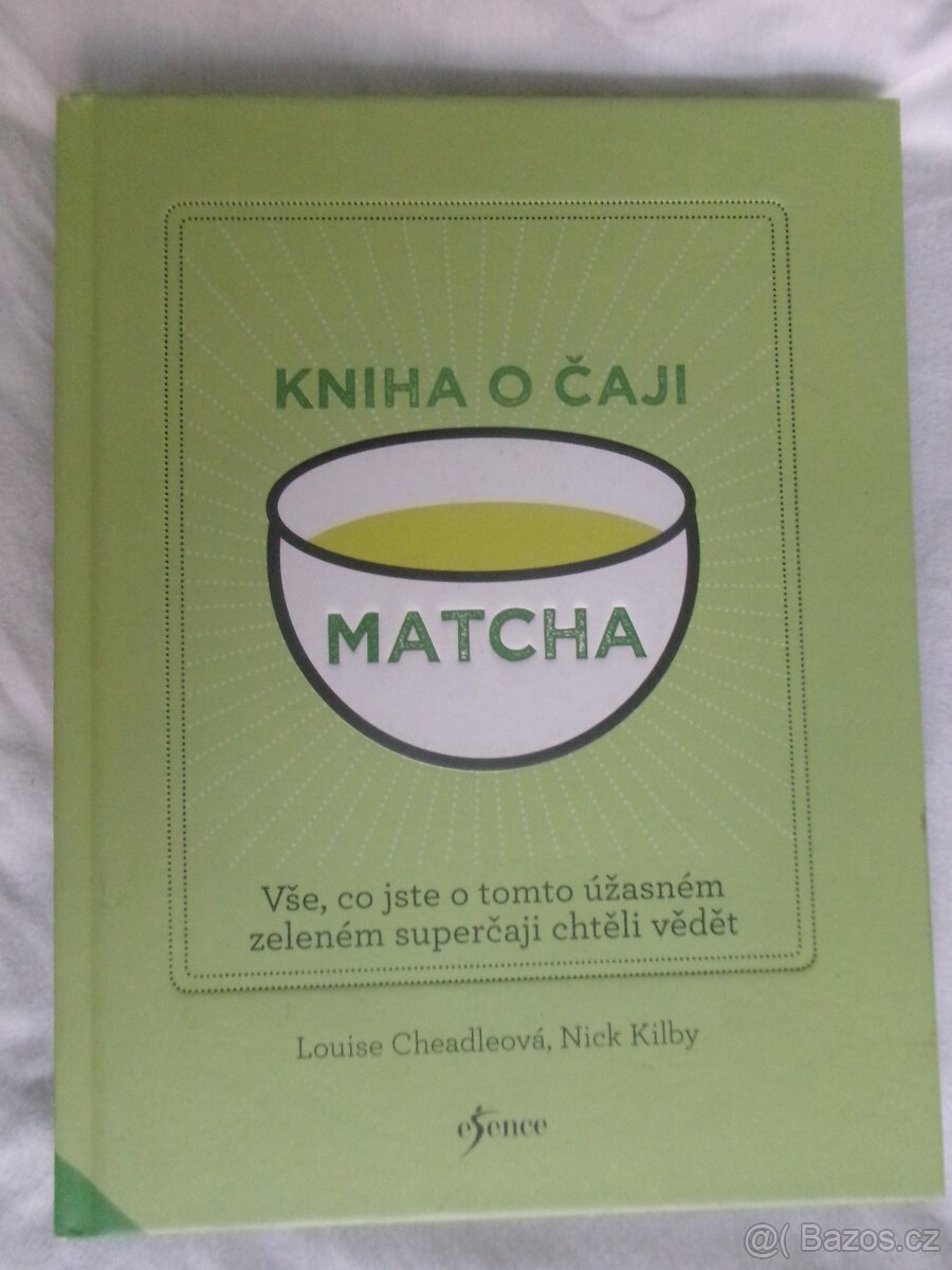 Kniha o čaji matcha.