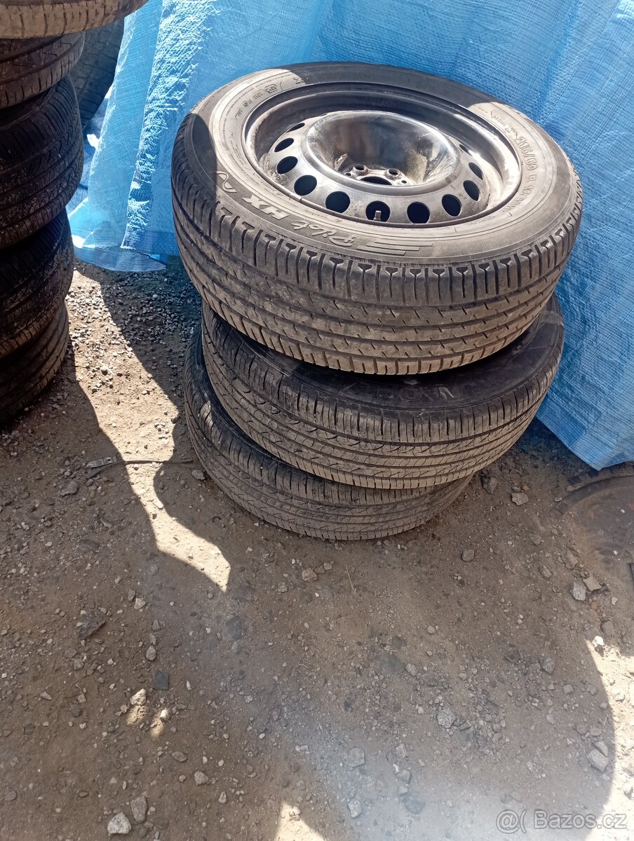 PEUGEOT 807, CITROEN C8 ULYSSE ORIG. KOLA S PNEU 215/60R16EU