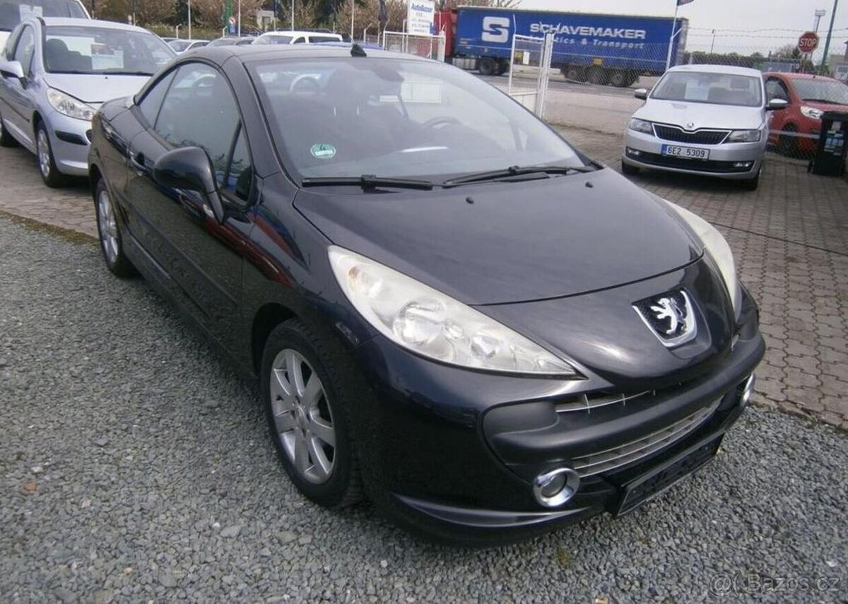 Peugeot 207 CC 1.6i serviska benzín manuál 88 kw