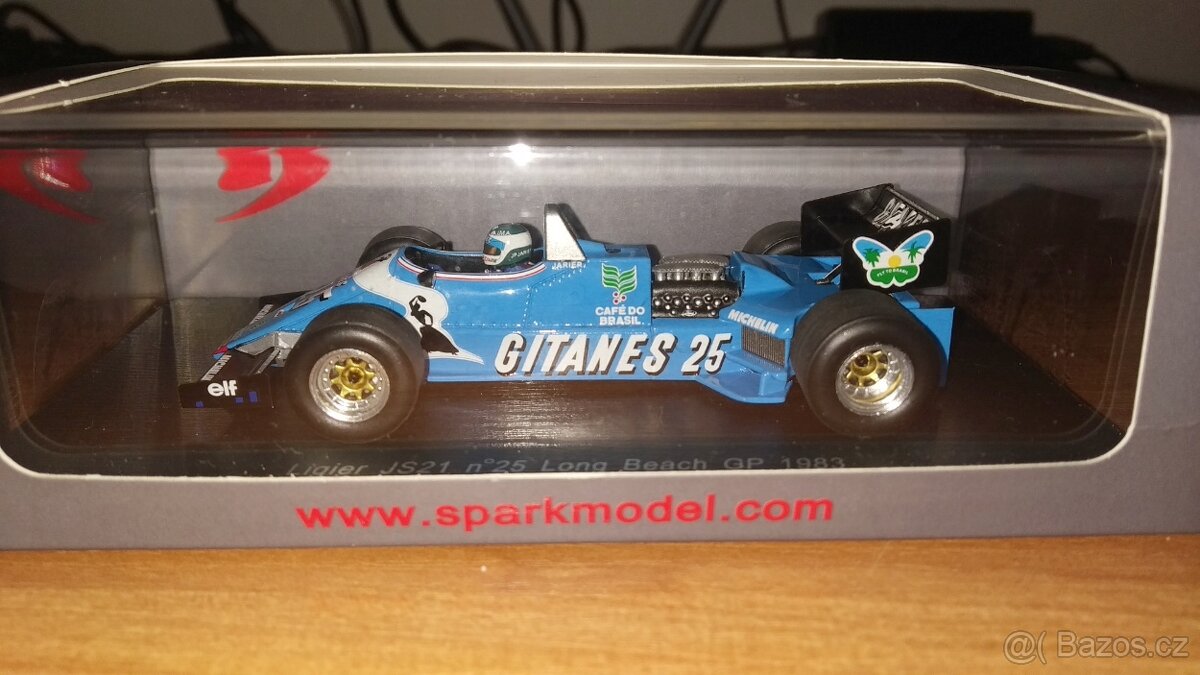 F1 Ligier JS21 #26 Jean-Pierre Jarier 1983 Spark S1795 1:43