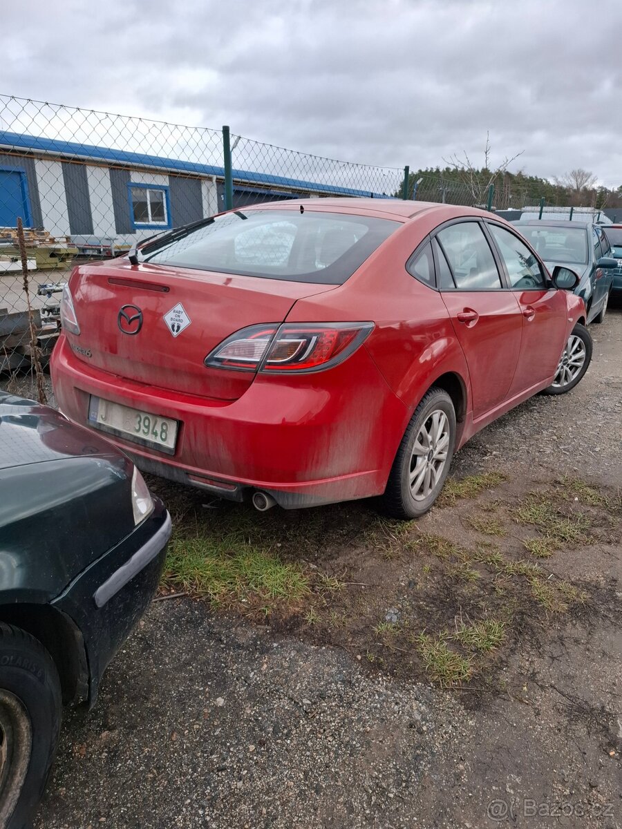 Mazda 6 2.2td r.v. 2009 Stav tach. 208000km.