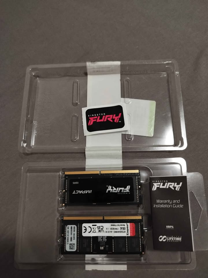 Kingston FURY SO-DIMM 64GB KIT DDR5 5600MHz CL40 Impact (2x3