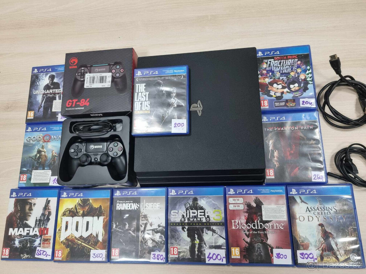 PLAYSTATION 4 PRO 1TB 4K TOP MODEL CUH 7216B,CENA BEZ HER