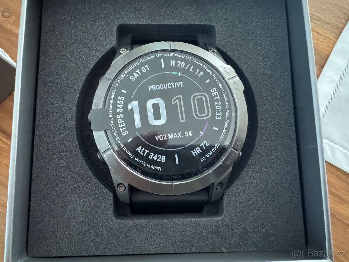 Garmin Fenix 7x premium multisport saphire solar