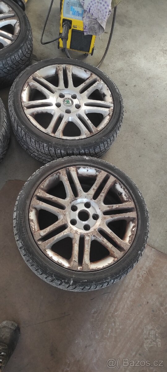 alu kola 5x112 r18 škoda superb 2