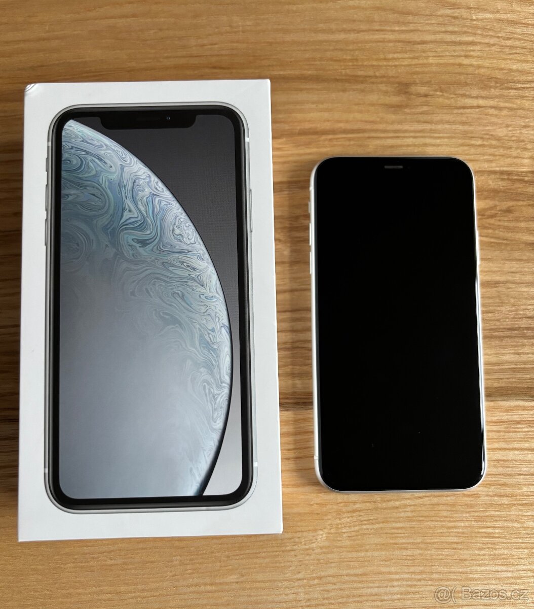 iPhone XR, 64GB, bílý