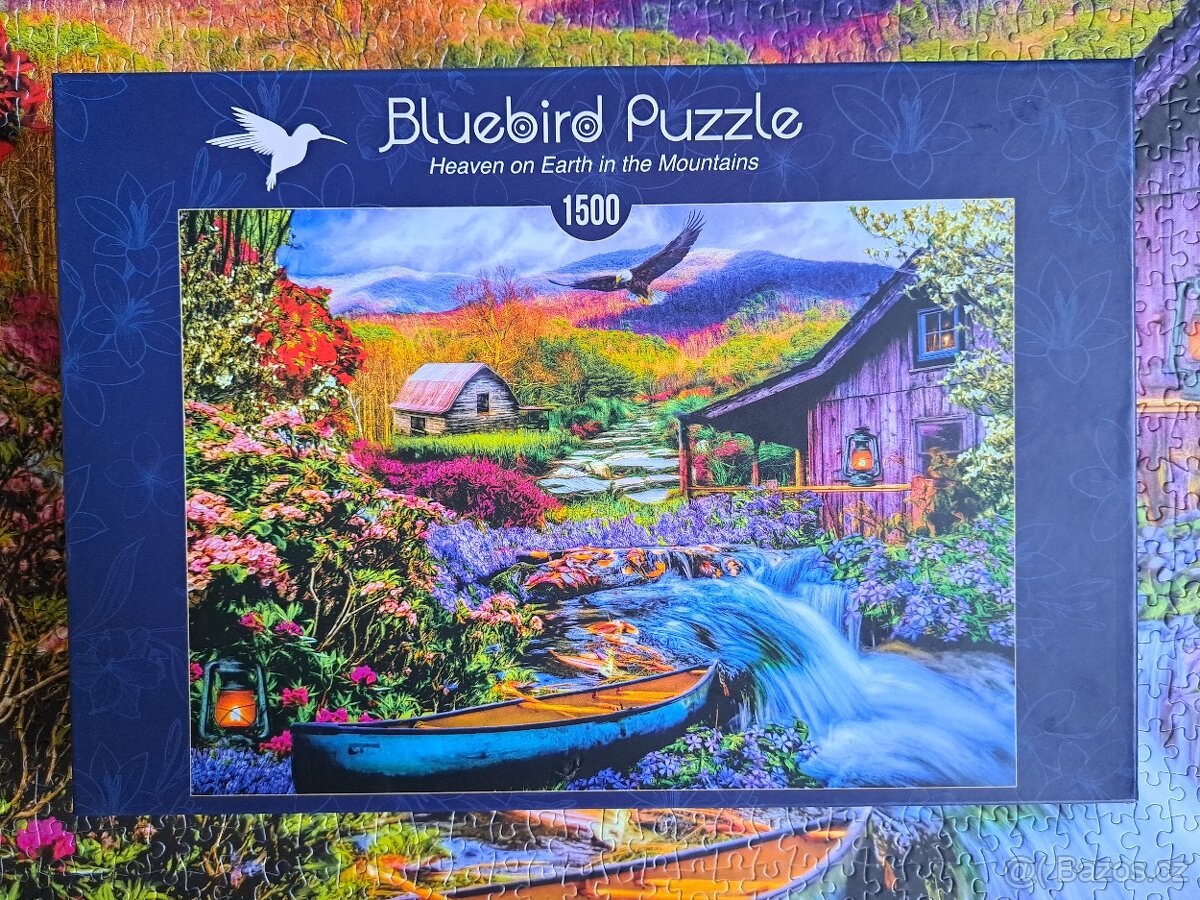 Puzzle 1500 Bluebird/Heaven on Earth in the Mountains