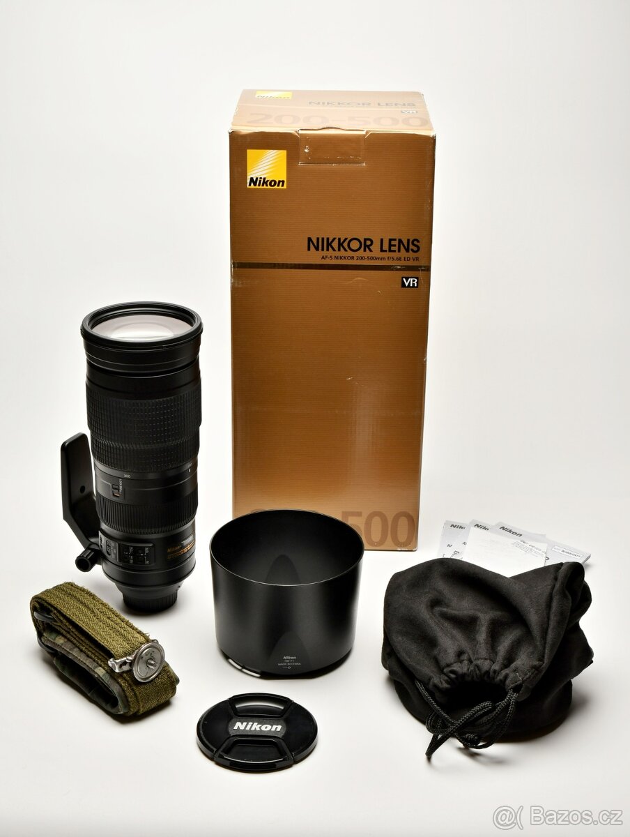 AF-S NIKKOR 200-500mm f/5,6E ED VR pro NIKON-FX