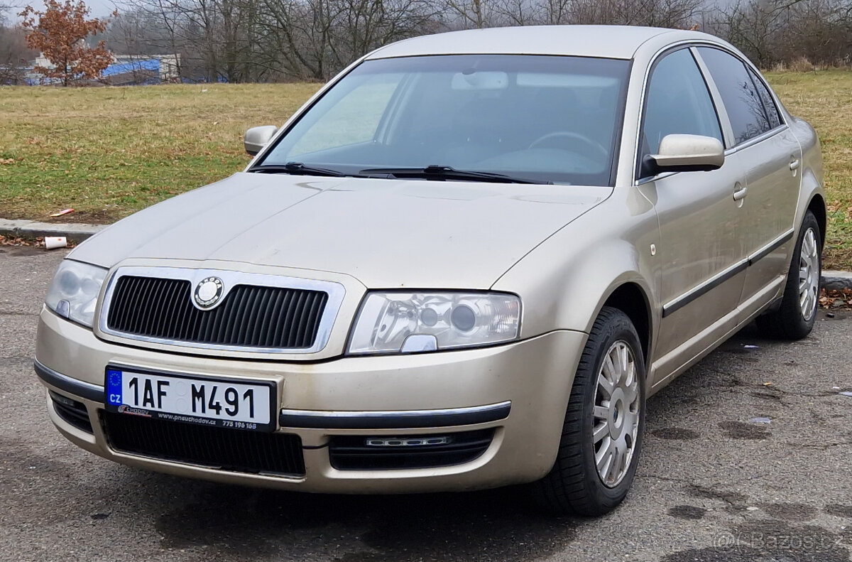 Škoda Superb 2.5 TDI V6 120 kW 2005, manuál, STK 09/2026