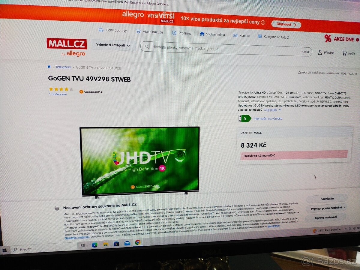 PRODAM TV S INTERNETEM,WIFI----125CM---3499KC-