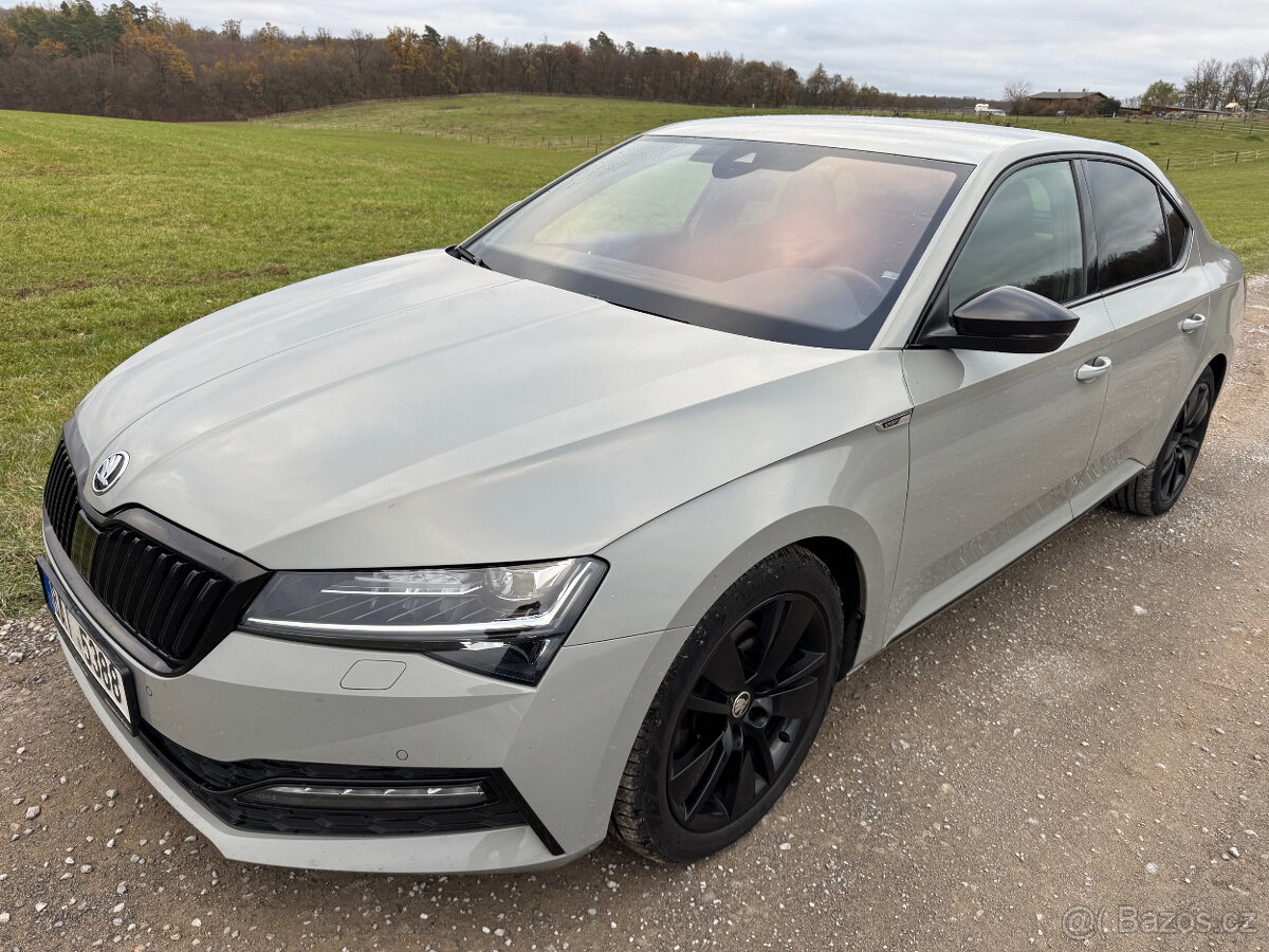 SUPERB 2.0TDI 110kW SPORTLINE ACC NAVI LED KOUPENO V ČR DPH