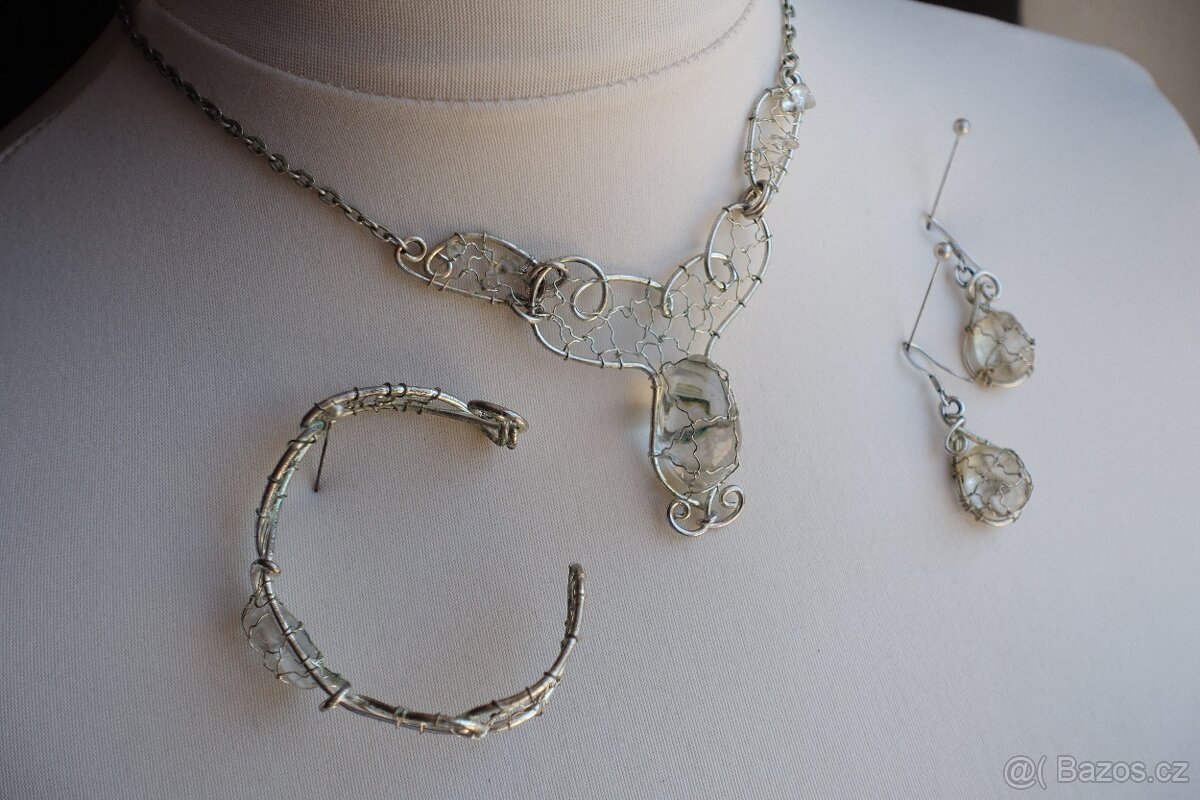 bižuterie - set náhrdelník, náušnice, náramek