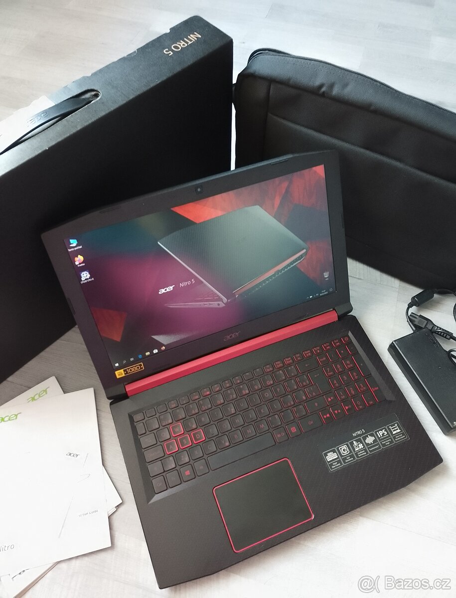 Acer Nitro 5, i5 8300H,16GB,Nvidia GTX1050 4GB