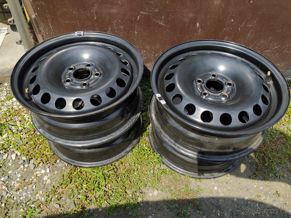 5x100 R15 6.5JX15H2 ET40 ŠKODA AUDI VW DISKY