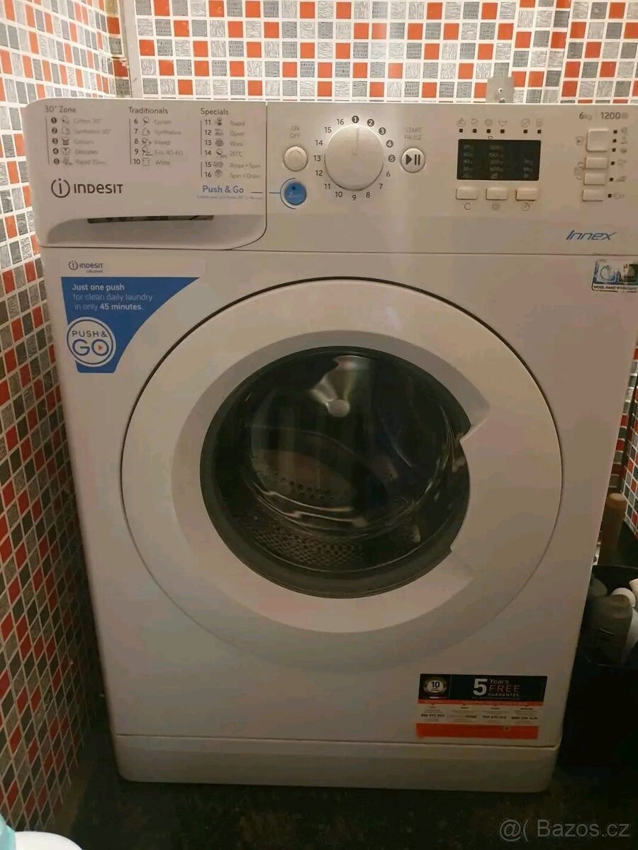 Pračka Indesit 6 KG 1200 RPM