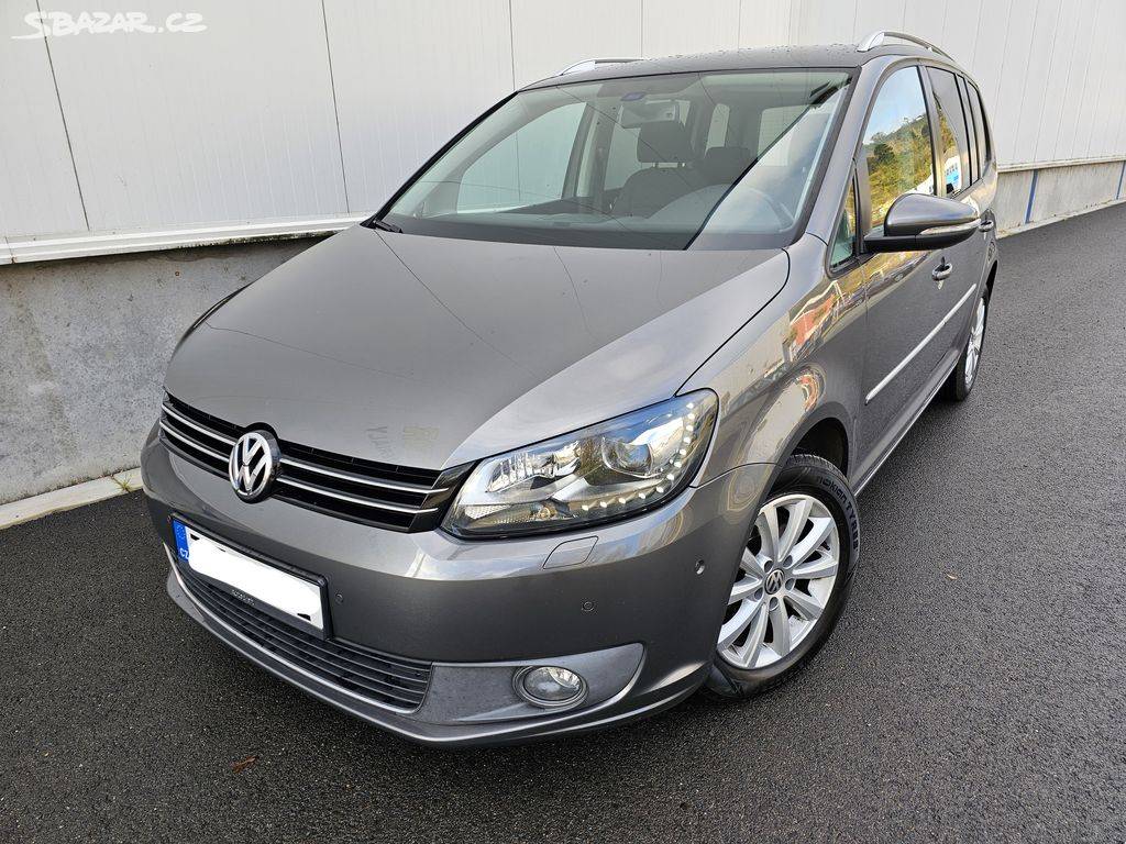 VW Touran 2.0TDI 103kW,Webasto,Highline,Xenon,Tažné