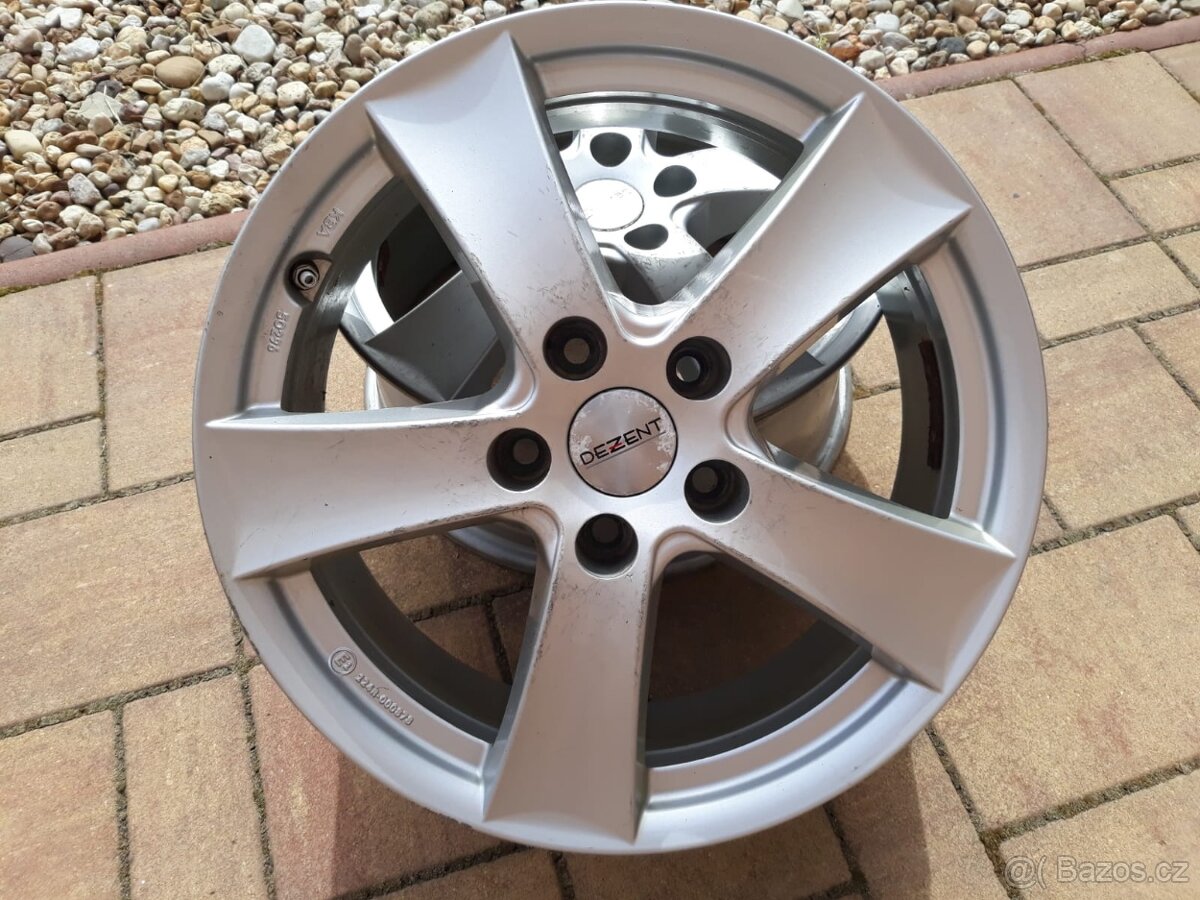 17"  Alu,  DEZENT,  rozteč 5x114,3