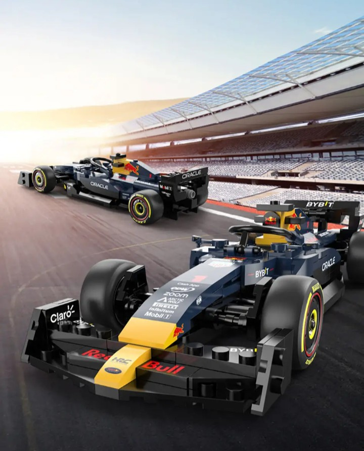 stavebnice vozu F1 Red Bull v měřítku 1.24