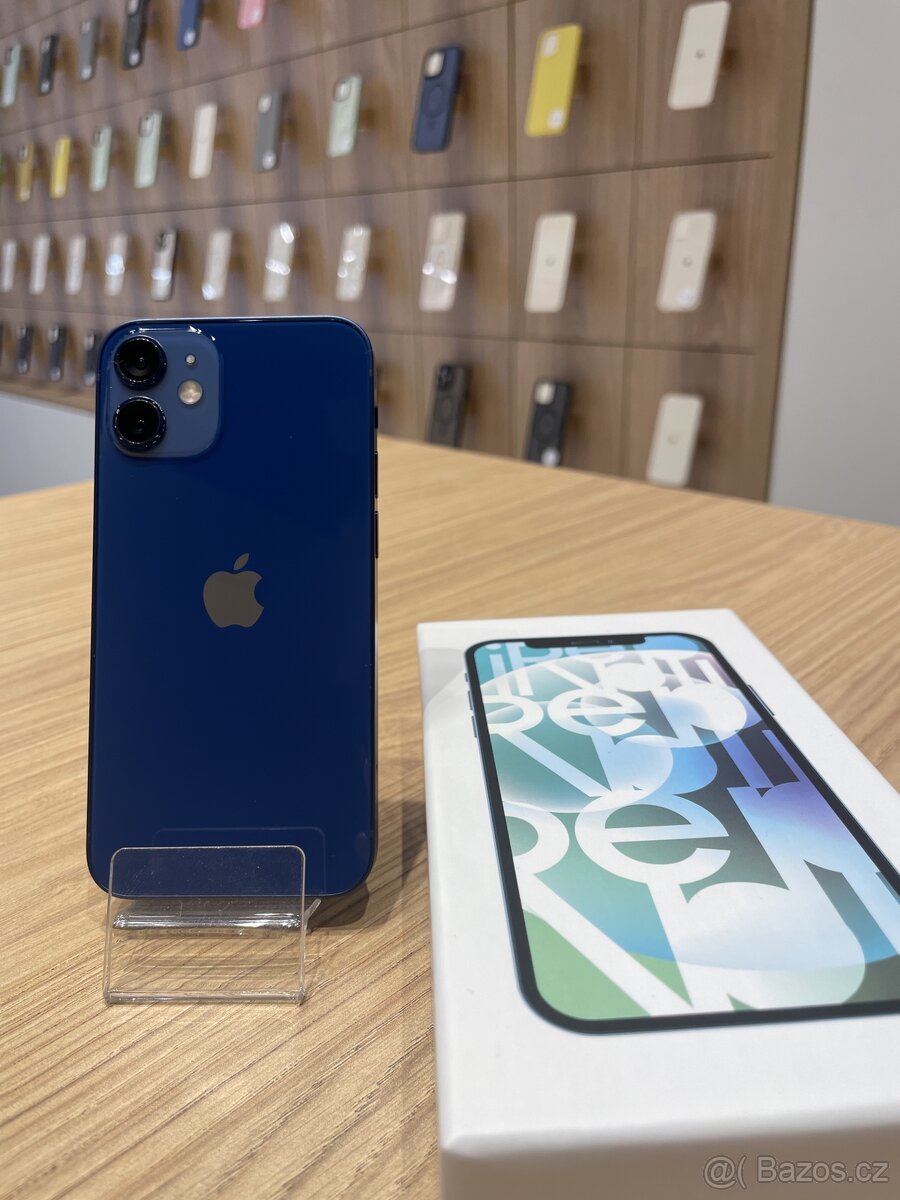 iPhone 12mini, 64GB, Záruka 24měsíců, Modrý