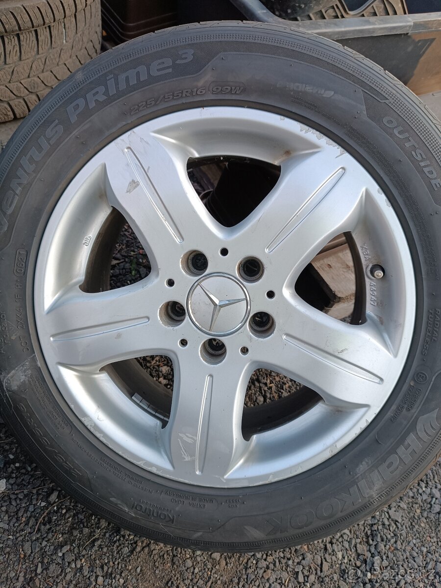 Mercedes 7, 5JX16 ET 35, ROZTEČ 5X112